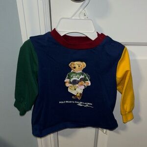 6 month polo bear shirt , multi color